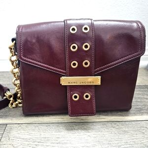 Authentic Marc Jacobs Maroon Crossbody Bag